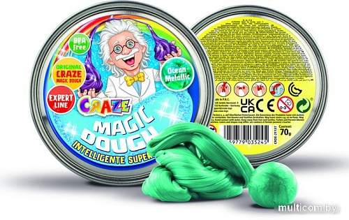 Тесто для лепки Craze Magic Dough Попрыгунчик Опыты профессора 35245.E (голубой)