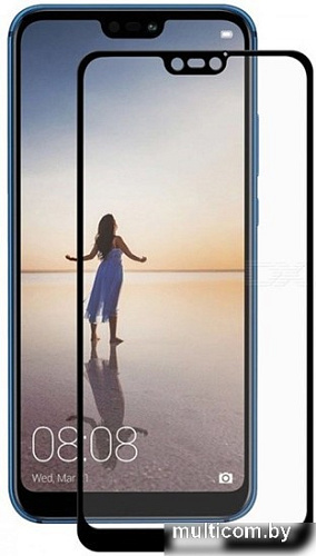 Защитное стекло Case Full Glue для Nova 5T Honor 20 (черный)