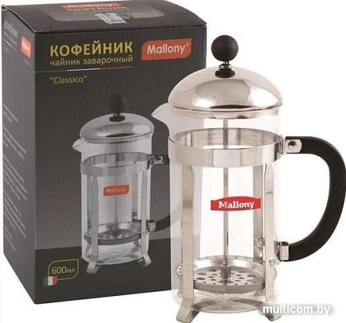 Френч-пресс Mallony Сlassico T002-600ML 950144