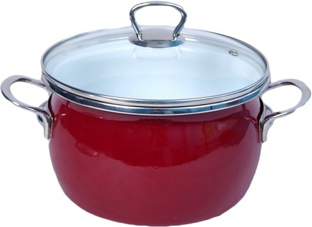 Кастрюля Завод Сантэкс 1-2415211 (бордовый)