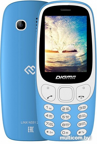 Мобильный телефон Digma Linx N331 2G (голубой)