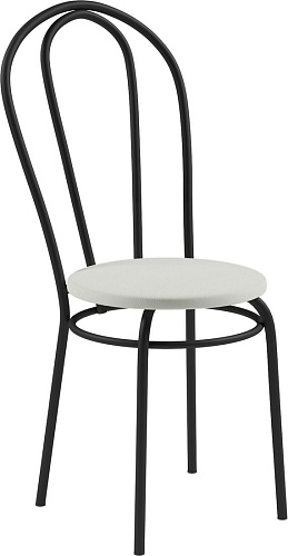 Стул Mio Tesoro Тюльпан (молочный/черный)