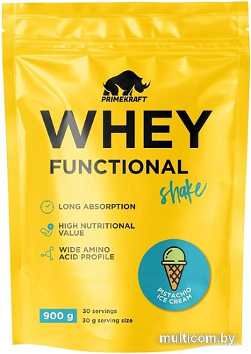 Протеин Prime Kraft Whey Functional Shake (900 г, фисташковое мороженое)