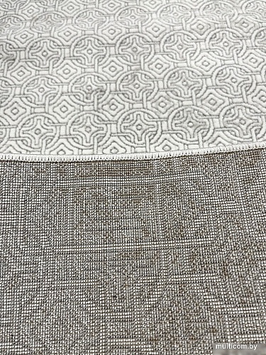 Ковер для жилой комнаты Safyun Calibri BT343-CREAM-BROWN (1x2)