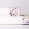 Полотенце Arya Desima 70x140 (белый/лиловый)