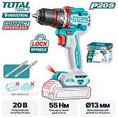 Дрель-шуруповерт Total TDLI205581 (без АКБ)
