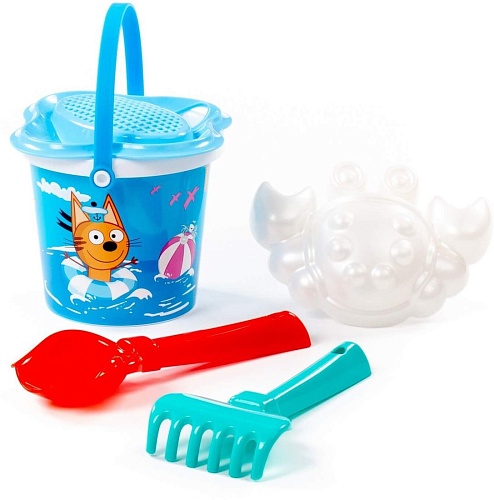 Набор игрушек для песочницы Полесье Три кота и море приключений №1 91901 (в ассортименте)