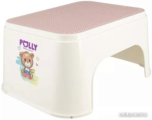 Подставка для умывания Полимербыт Polly 4341520 (розовый)