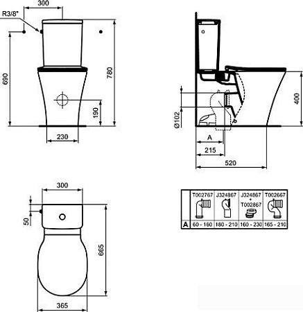 Унитаз Ideal Standard Connect Air [E013701]