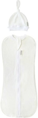 Пеленка-кокон Amarobaby Nature Essence (молочный, р-р 56-68)