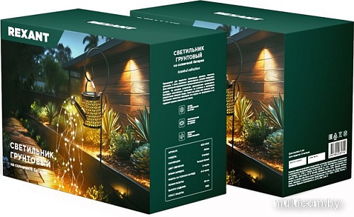 Садовый светильник-фигура Rexant Лейка 602-2405