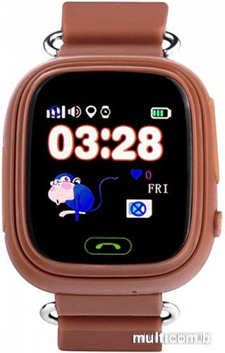 Умные часы Smart Baby Watch Q80 (темно-синий)