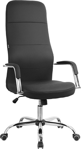 Офисное кресло King Style SHL-16 Glance PU Chrome (черный)