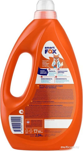 Гель для стирки Smart FOX Universal 190012 (2.04 л)