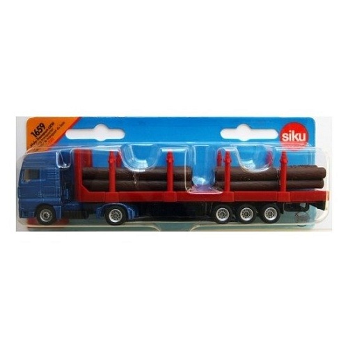 Грузовик Siku MAN для перевозки бревен 1659