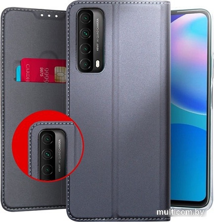 Чехол для телефона Volare Rosso Book case series для Huawei P Smart 2021 (черный)