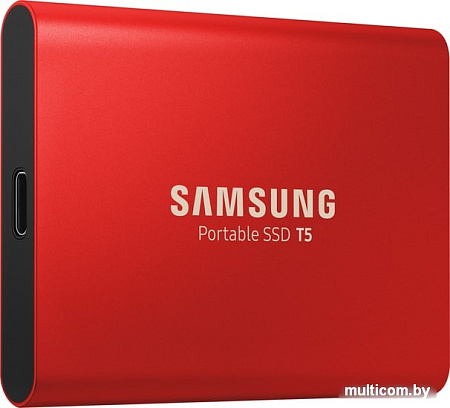 Внешний накопитель Samsung T5 500GB (красный)