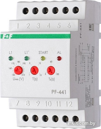 Реле контроля фаз Евроавтоматика F&F PF-441 EA04.005.002