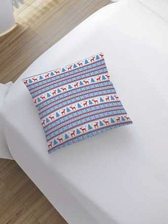 Чехол на подушку JoyArty Зимние полосы sl_20036