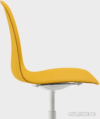 Офисный стул Ikea Лейф-арне 893.049.65 (темно-желтый/бальсбергет белый)