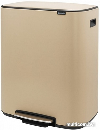 Brabantia Bo Pedal Bin 60 л (минерально-золотой)
