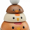 Пирамидка Plan Toys Курочки 5485