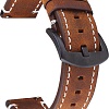 Ремешок Rumi кожаный Leather GT3 22 мм (темно-коричневый)