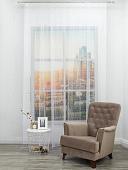 Тюль Amore Mio RR 80509-w 3x2.7 м 21568 (белый)