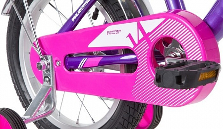 Детский велосипед Novatrack Vector 14 2020 143VECTOR.LC20 (фиолетовый/розовый)