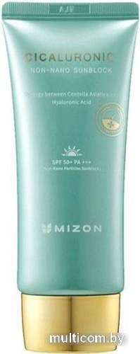 Крем солнцезащитный Mizon Cicaluronic Non-Nano Sunblock SPF50+ PA+++ (50 мл)