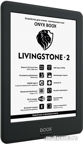 Электронная книга Onyx BOOX Livingstone 2