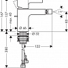 Смеситель Hansgrohe Metris S 31261000