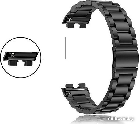 Браслет Rumi Heavy металлический для Huawei Band 8 (золотистый)