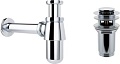 Сифон Wellsee Drainage System 182103001 (сифон, донный клапан, хром)