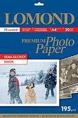 Фотобумага Lomond Premium Photo Paper A4 192 г/кв.м. 20 листов (1101307)