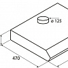 Кухонная вытяжка Jetair Light WH/F/60 (PRF0094435)