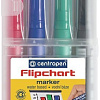 Набор маркеров Centropen Flipchart 8550/04 (4шт)