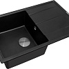 Кухонная мойка ZorG Rock 78 Premium black metallic