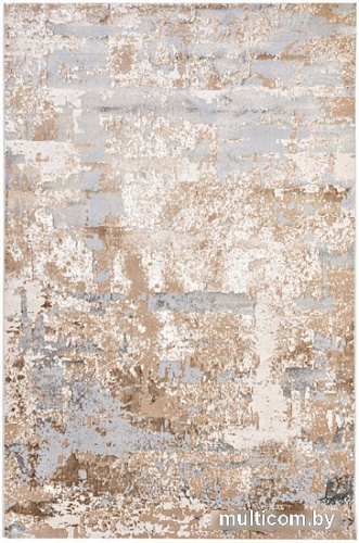 Ковер для жилой комнаты Radjab Carpet Бьянка прямоугольник D056A 7583RK-b 1.6x2.3 (cream shirink/vizon fdy)