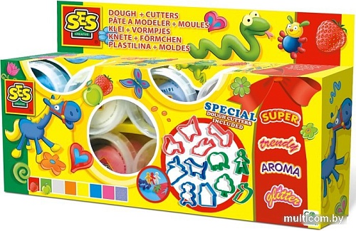 Набор для лепки SES Creative Тестомания с запахом яблока и клубники 00498