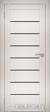 Юни Амати 1 (ч) 60x200 (эшвайт/черное стекло)