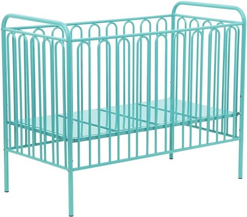 Детская кроватка Polini Kids Vintage 110 (бирюзовый)