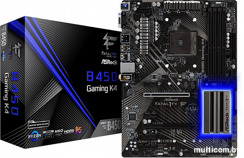 Материнская плата ASRock Fatal1ty B450 Gaming K4