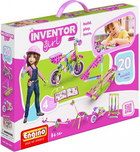 Конструктор Engino Inventor Girls IG20 Набор из 20 моделей