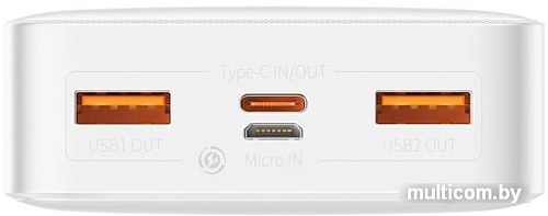 Портативное зарядное устройство Baseus Bipow Digital Display PPDML-M02 20000mAh (белый)