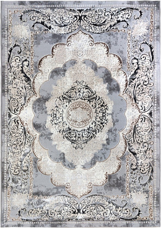 Ковер для жилой комнаты Bossan Rome C338A-GRI-KGRI (1.4x2)