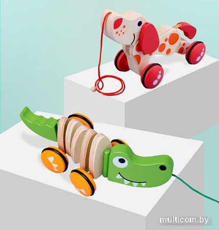 Игрушка-каталка Top Goods Крокодил TLC-С