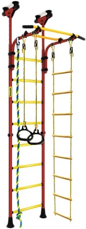 Детский спортивный комплекс Kampfer Strong Kid Ceiling Стандарт (красный/желтый)