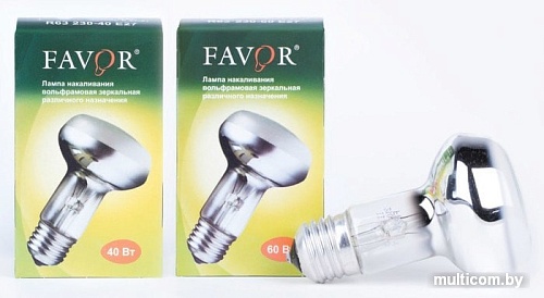 Лампа накаливания Favor R63 E27 40 Вт 8105010
