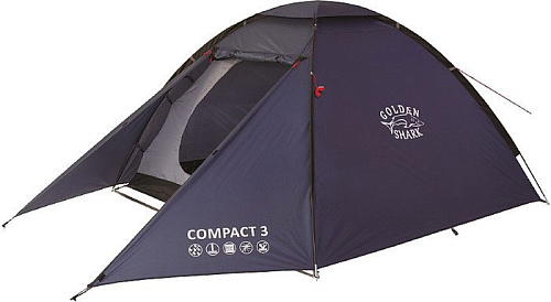Палатка GOLDEN SHARK Compact 3 (синий)